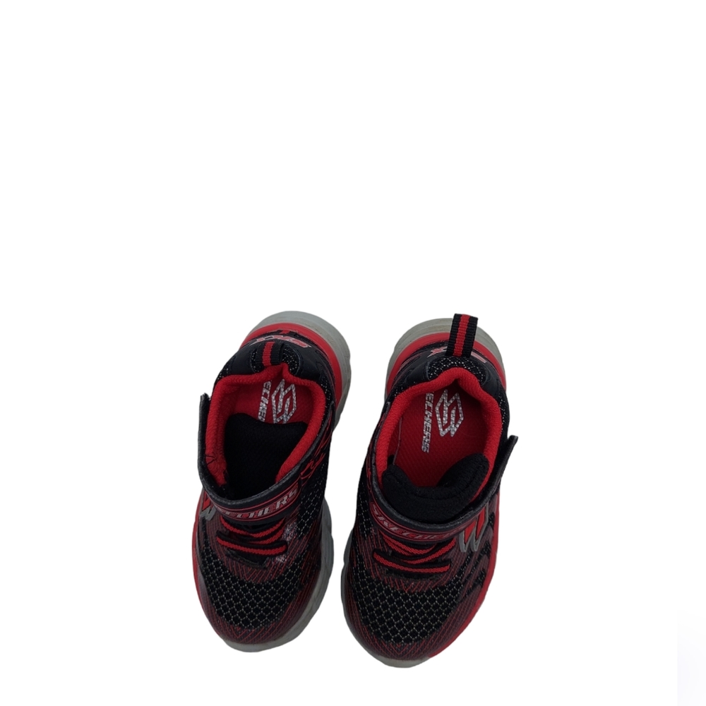 Skechers Rive Black/Red Baby/Toddler Boy's Size 7 - Picture 3 of 9